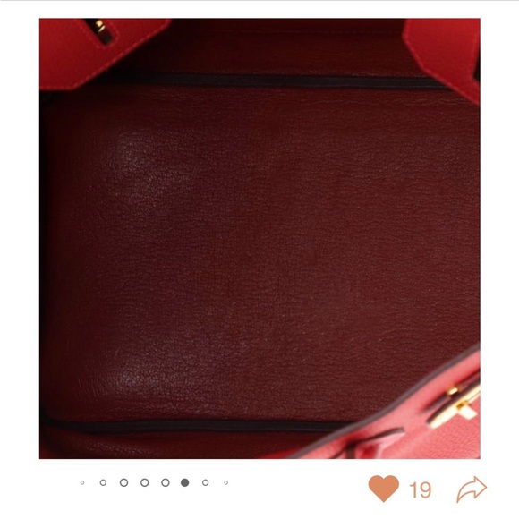 Birkin 30 Togo, 2017, Rouge Vif, Gold Hardware - Picture 10 of 17